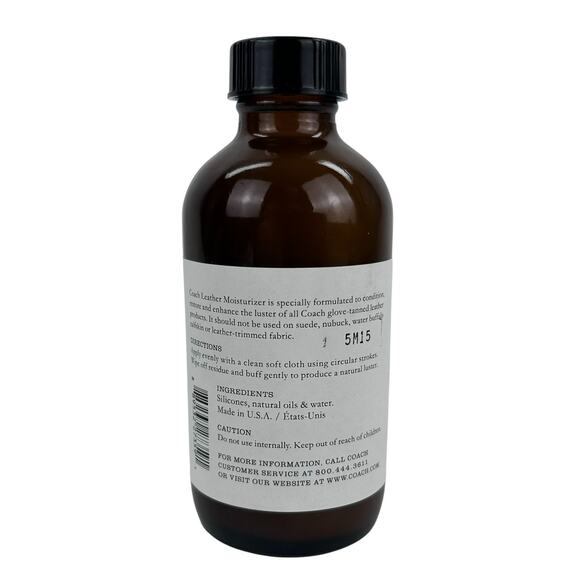 Coach Leather Moisturizer 4 fl oz (118ml) for Glove-Tanned Leather Products Care - Picture 2 of 2